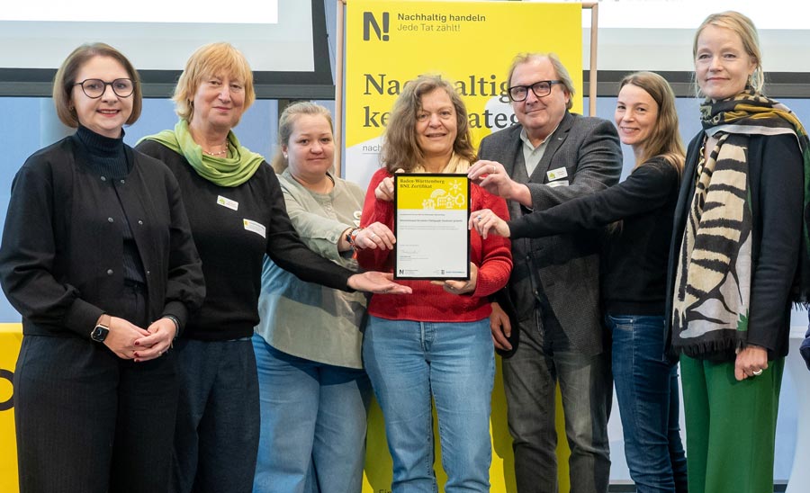 Verleihung des BNE-Zertifikats